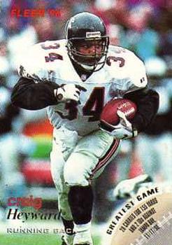 Craig Heyward Atlanta Falcons 1996 Fleer NFL #7